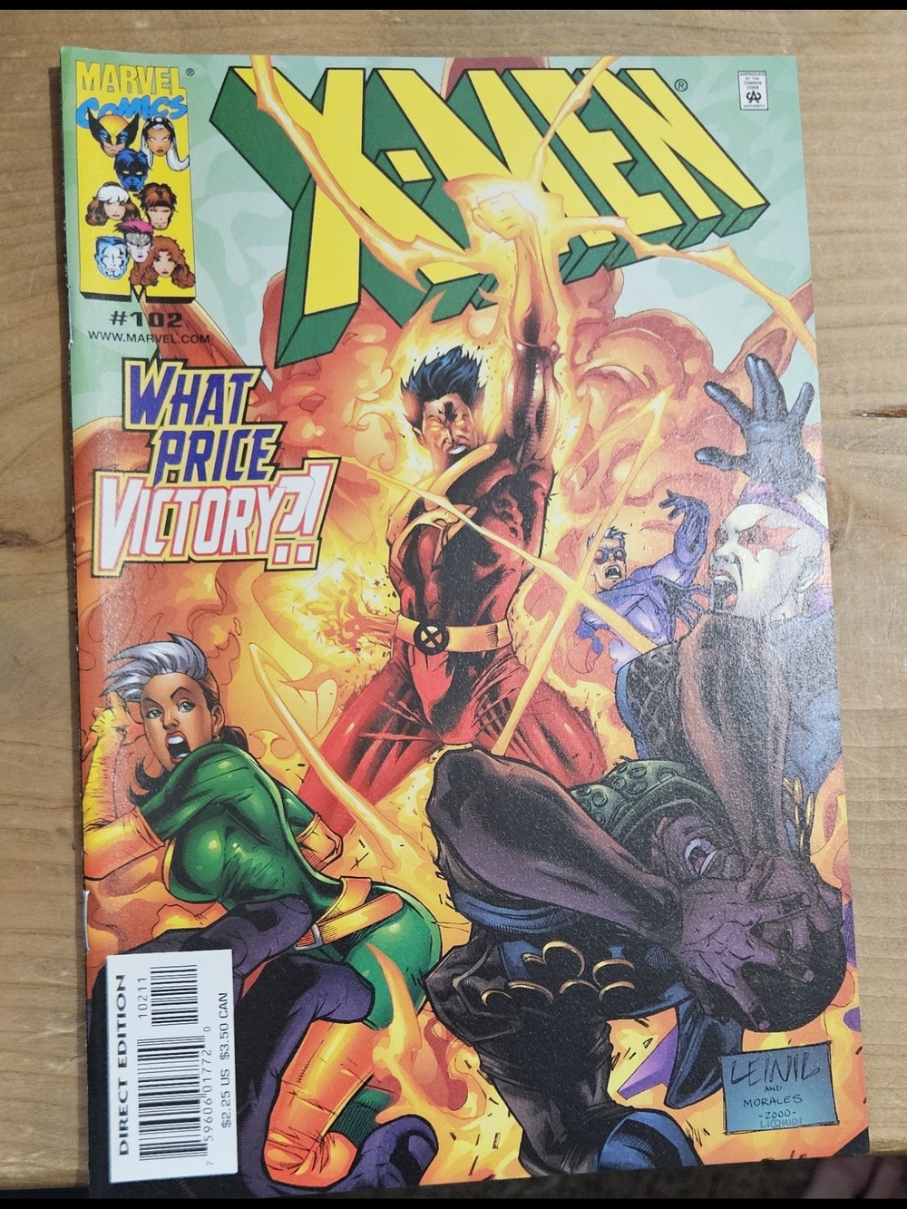 X-Men Comic Book Marvel Comics July 2000 #102 What Price Victory Raw 9.6-9.8